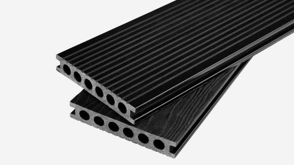 Террасная доска Groentec 4000x145x25 мм усиленная, Антрацит